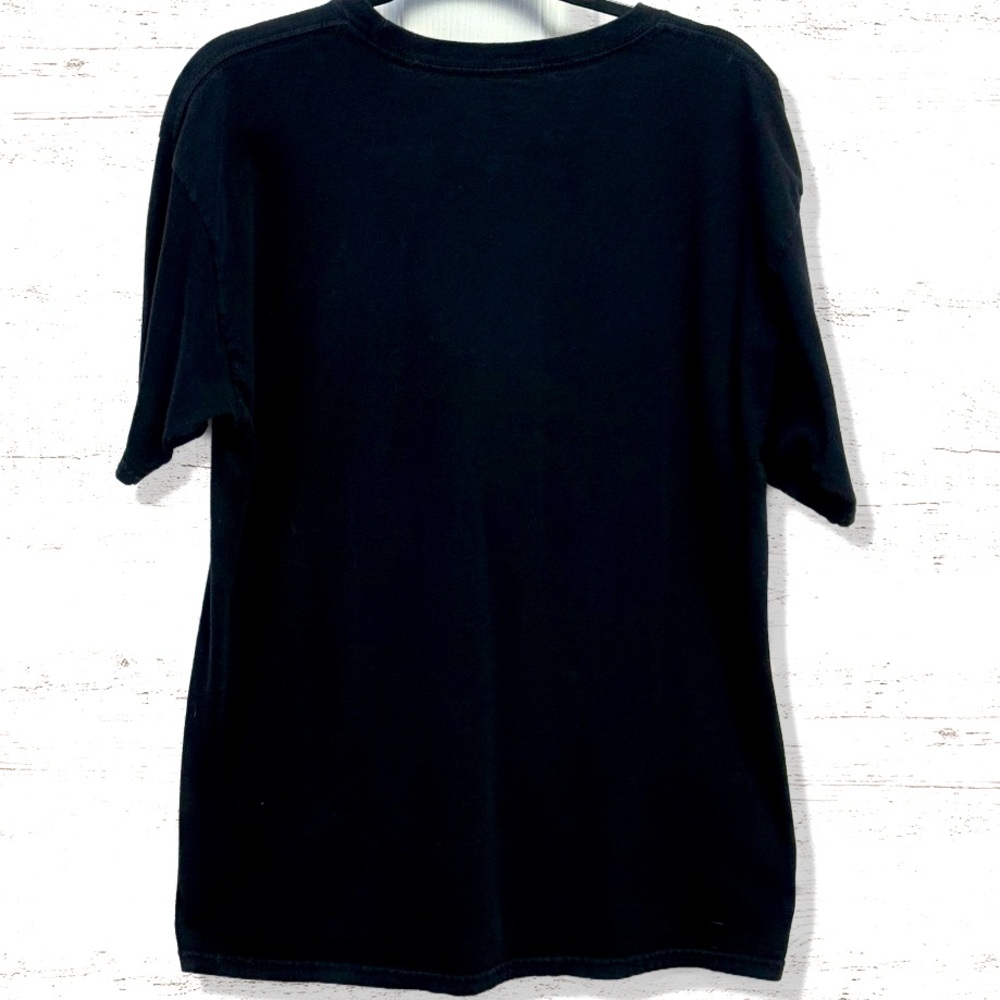 Black Scale Mona Lisa Men’s Black T-Shirt Size Large In Good Condition - Picture 2 of 3